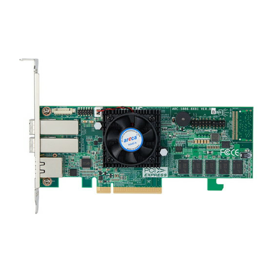 Areca ARC-1886-8x 8-Port SAS/SATA/NVMe Tri-Mode RAID PCIe 4.0 8GB