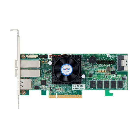 Areca ARC-1886-8x8i 16-Port SAS/SATA/NVMe Tri-Mode RAID PCIe 4.0 8GB