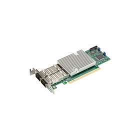 Supermicro AOC-S100GC-I2C E810-CAM2 100G Dual Port PCIe 4.0 x16 Server NIC 2x QSFP28 w/ iWARP RDMA