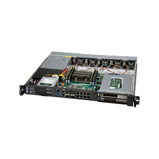 Supermicro CSE-515M-R601 1U Chassis 2x2,5 2x600W DC48V Front I/O