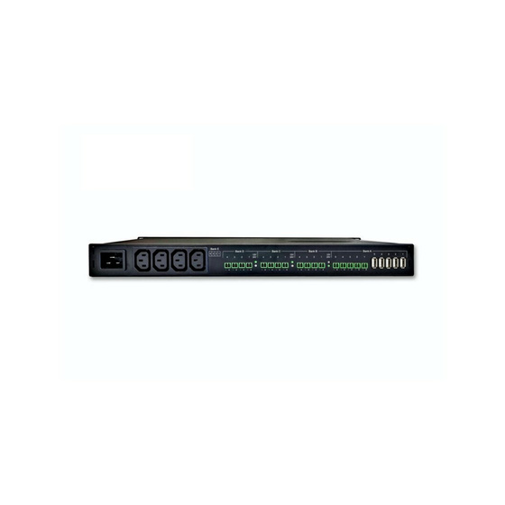 GUDE 8291-1 PDU Switched 1HE 230V/16A 4xC13 12x Klemme 12V/24V DC 5x Klemme USB A 5V DC 1xC20 In