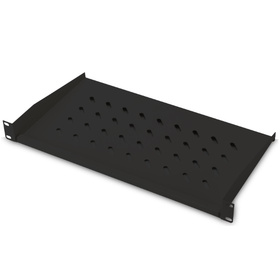 Digitus 1HE 19 Fachboden 250mm Festeinbau schwarz