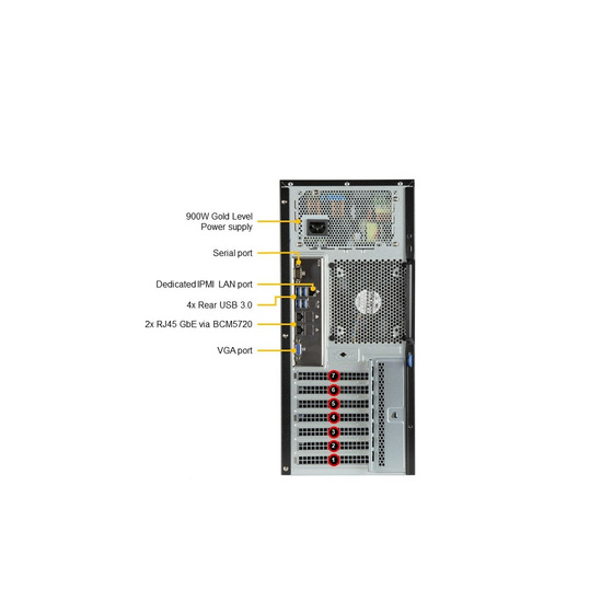 Supermicro AS-3014TS-i Tower max. 2TB 2x1G 7x PCIe 4.0 4x3,5 4x2,5 2x5,25 900W UP SP3