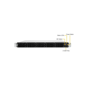 Supermicro AS-1114CS-TNR 1U max. 4TB AIOM 2x PCIe 4.0 10x2,5" 2x860W UP SP3