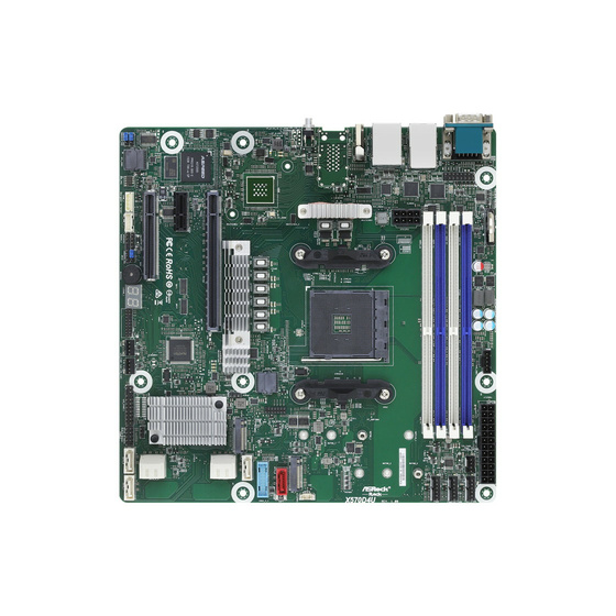 ASRock X570D4U max. 128GB 2xM.2 3x PCIe 4.0 2x1GbE 8xSATA mATX IPMI