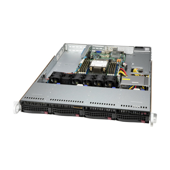 Supermicro CSE-815TQC4-605WB2 1U Chassis 4x3,5 SAS/SATA/NVMe 600W