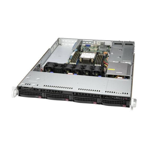 Supermicro CSE-815TQC4-R504WB3 1U Chassis 4x3,5 SAS/SATA/NVMe 2x600W