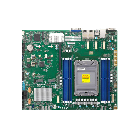 Supermicro X12SPO-NTF max. 2TB 1x PCIe 2xM.2 10xU.2 10xSATA 2x10GbE IPMI ATX