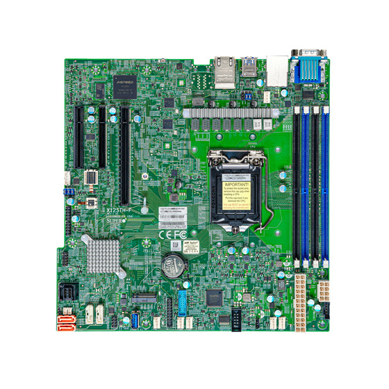 Supermicro X12STH-F max. 128GB 3xPCIe M.2 8xSATA 2xGbE IPMI mATX