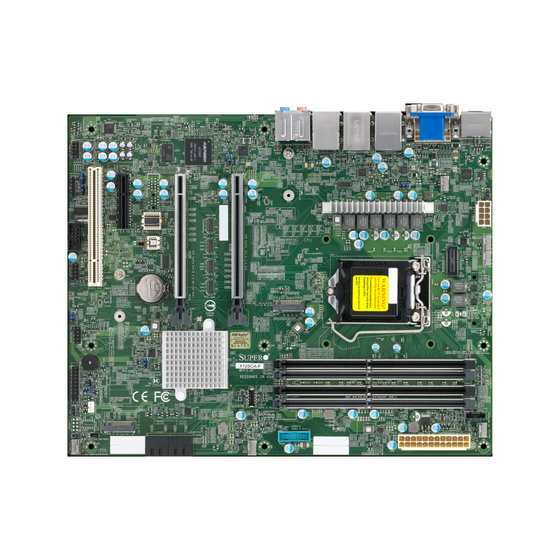 Supermicro X12SCA-F max. 128GB 3xPCIe 1xPCI 32-bit 2xM.2 4xSATA 2xGbE DP/HDMI/DVI/VGA IPMI Audio ATX