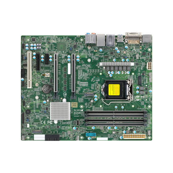 Supermicro X12SAE max. 128GB 4xPCIe 1xPCI 32-bit 2xM.2 4xSATA 2xGbE DP/HDMI/DVI Audio ATX