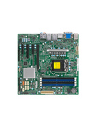 Supermicro X12SCQ max. 128GB 4xPCIe M.2 6xSATA 2xGbE DP/HDMI/DVI/VGA Audio TPM 4xCOM mATX