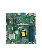 Supermicro X12SCZ-QF max. 128GB non-ECC 3xPCIe 2xM.2 4xSATA 2xGbE 2xDP/DVI/VGA Audio TPM IPMI mATX