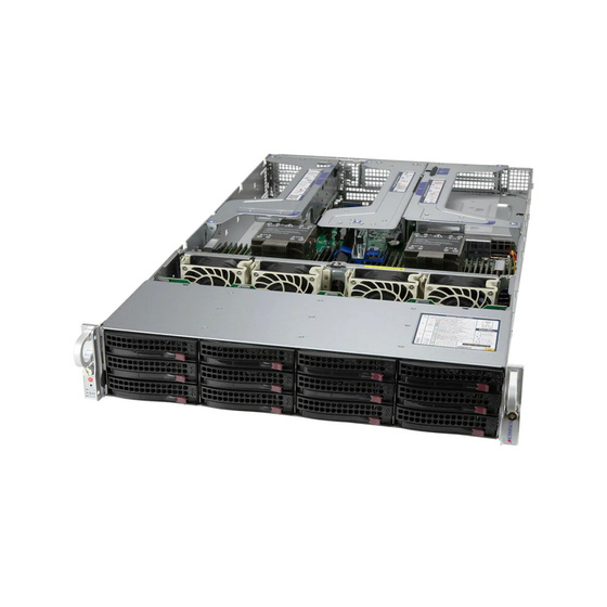Supermicro SuperServer 620U-TNR 2U DP LGA4189 max. 8TB 8xPCIe 4.0 up to 12xNVMe (10xNVMe default) NIC options IPMI 2x1200W