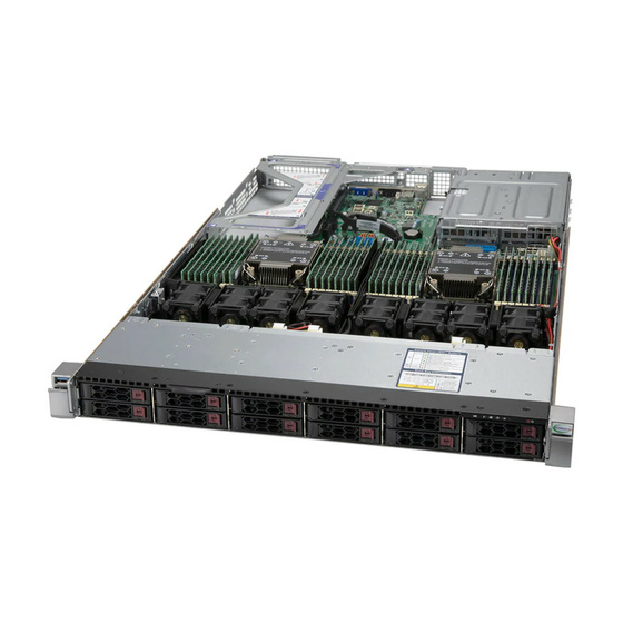 Supermicro SuperServer 120U-TNR 1U DP LGA4189 max. 8TB 4xPCIe 4.0 up to 12x2.5 (NVMe optional) NIC options IPMI 2x1200W