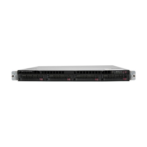 Supermicro SuperServer 610U-TNR 1U DP LGA4189 max. 8TB 4xPCIe 4.0 4x3,5 (4xNVMe option) NIC options IPMI 2x1200W