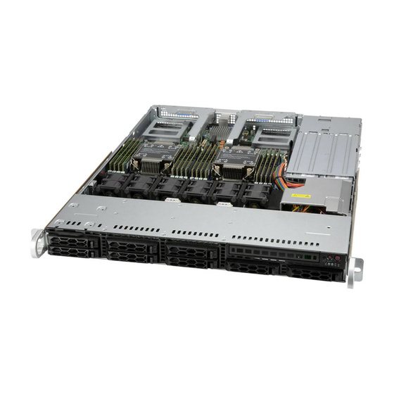 Supermicro SuperServer 120C-TR 1U DP LGA4189 max. 4TB 2xPCIe 4.0 8x2,5 2xM.2 NIC options IPMI 2x860W