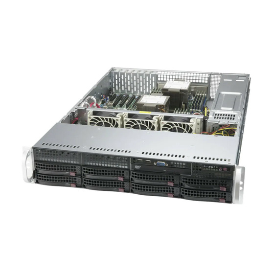 Supermicro SuperServer 620P-TR 2U DP LGA4189 max. 4TB 6xPCIe 4.0 8x3,5 M.2 2xGbE IPMI 2x1200W