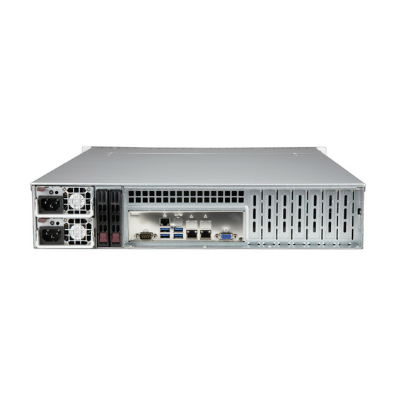 Supermicro SuperServer 620P-TRT 2U DP LGA4189 max. 4TB 6xPCIe 4.0 8x3,5 M.2 2x10GbE IPMI 2x1200W