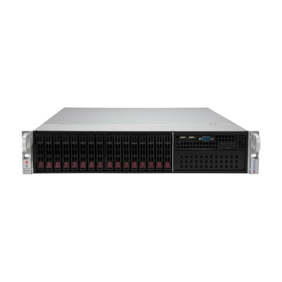 Supermicro SuperServer 220P-C9RT 2U DP LGA4189 max. 4TB 5xPCIe 4.0 16x2,5 (8x SAS 12G HW-RAID) M.2 2x10GbE 5,25 Bay 2x1200W