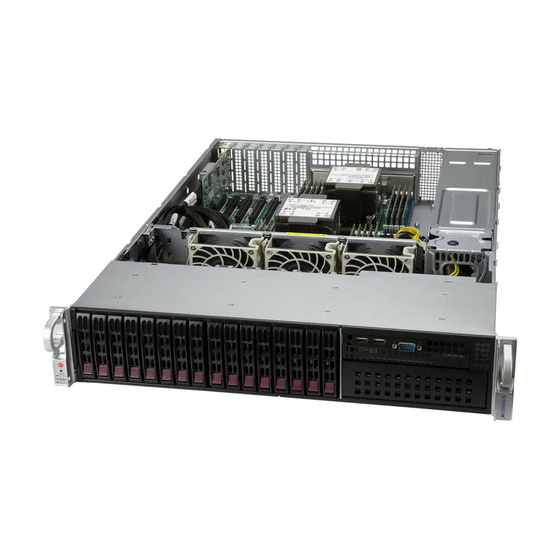 Supermicro SuperServer 220P-C9RT 2U DP LGA4189 max. 4TB 5xPCIe 4.0 16x2,5 (8x SAS 12G HW-RAID) M.2 2x10GbE 5,25 Bay 2x1200W