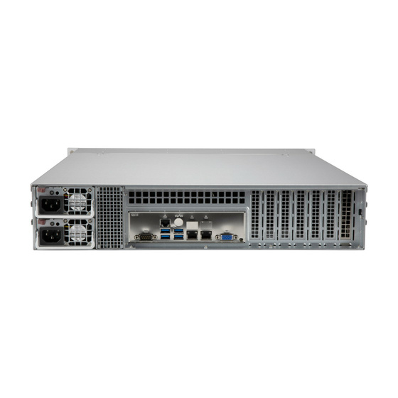 Supermicro SuperServer 220P-C9RT 2U DP LGA4189 max. 4TB 5xPCIe 4.0 16x2,5 (8x SAS 12G HW-RAID) M.2 2x10GbE 5,25 Bay 2x1200W