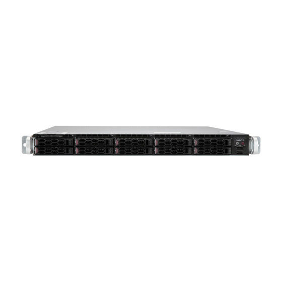 Supermicro SuperServer 120C-TN10R 1U DP LGA4189 max. 4TB 2xPCIe 4.0 10x2,5 (10x NVMe optional) 2xM.2 AIOM network 2x860W