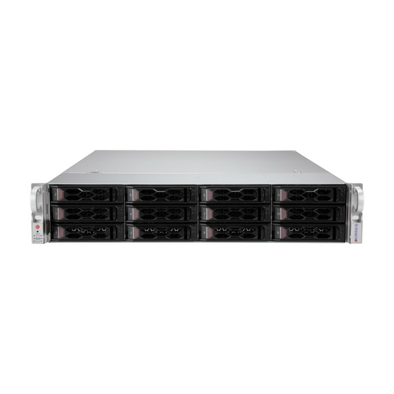 Supermicro SuperServer 620C-TN12R 2U DP LGA4189 max. 6TB 4xPCIe 4.0 12x3,5 (12x NVMe optional) 2xM.2 AIOM network 2x1200W
