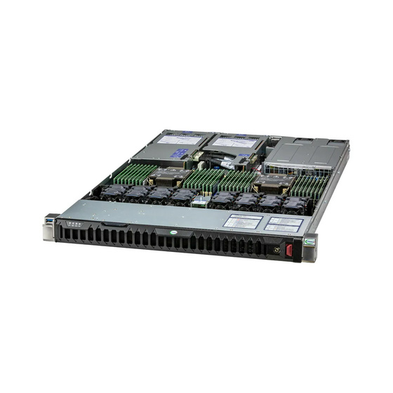 Supermicro SuperServer 120H-TNR 1U DP LGA4189 max. 8TB 3xPCIe 4.0 8x2,5 NVMe 2xM.2 AIOM network 2x1200W