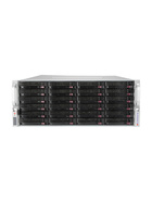 Supermicro SuperServer 640P-E1CR36L 4U DP LGA4189 max. 4TB 4xPCIe 4.0 36x3,5" SAS 12G IT-Mode HBA (4x U.2 NVMe opt.) M.2 2x10GbE 2x1600W