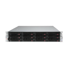 Supermicro SuperServer 520P-ACTR12L 2U UP LGA4189 max. 2TB 4xPCIe 4.0 12x3,5" SAS 12G IT-Mode HBA (2x U.2 NVMe opt.) M.2 2x10GbE 2x800W