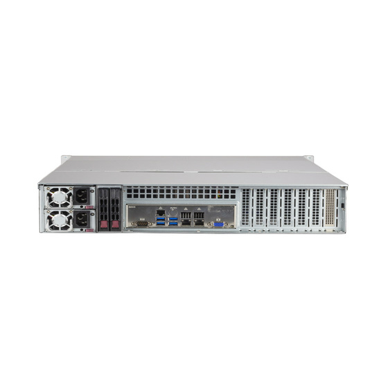 Supermicro SuperServer 620P-ACR16L 2U DP LGA4189 max. 4TB 5xPCIe 4.0 16x3,5 SAS 12G IT-Mode HBA (4x U.2 NVMe opt.) M.2 2x10GbE 2x1600W
