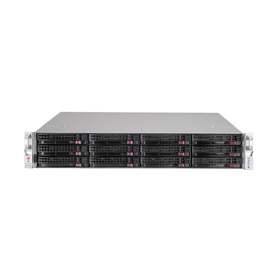 Supermicro SuperServer 620P-ACR16L 2U DP LGA4189 max. 4TB 5xPCIe 4.0 16x3,5" SAS 12G IT-Mode HBA (4x U.2 NVMe opt.) M.2 2x10GbE 2x1600W