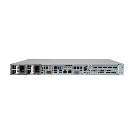 Supermicro SuperServer 110P-NTR10 1U UP LGA4189 max. 2TB 1xPCIe 4.0 10-Bay 2,5 Gen4 NVMe 2xM.2 2x10GbE 2x860W