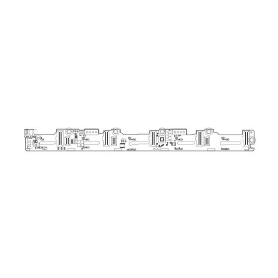 Supermicro BPN-SAS3-LB16A-N10 1U 10-Port SAS/SATA (3x SFF-8654 x4) or 10-Port NVMe (5x SFF-8654 x8) Backplane