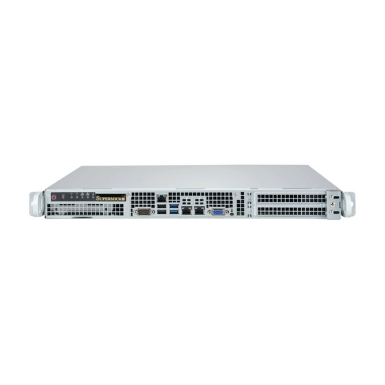 Supermicro CSE-515-505 1U Chassis max. 4x2,5 Front I/O Short STD WIO 500W