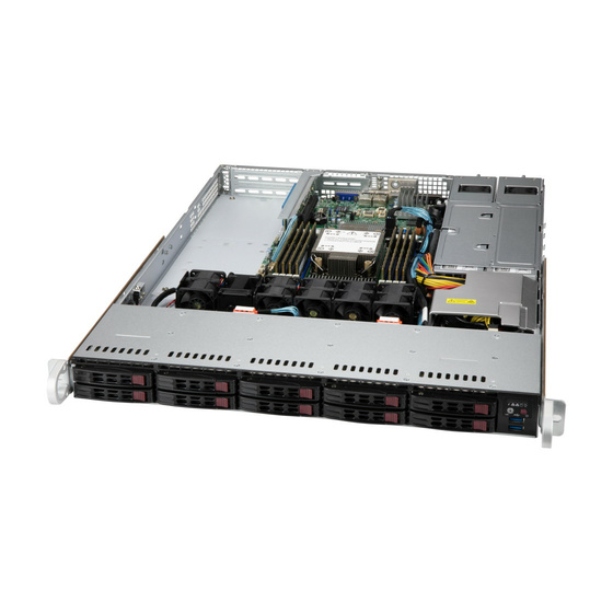 Supermicro CSE-116AC10-R706WB3 1U Chassis 10xU.2 NVMe 2x750W