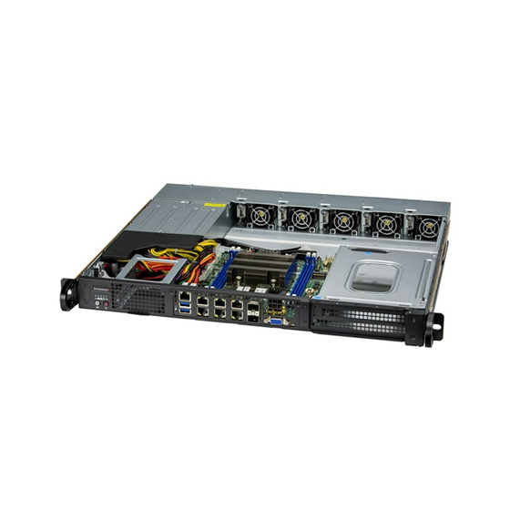 Supermicro SuperServer SYS-110D-8C-FRAN8TP IoT 1U 8-Core D-2733NT max. 512GB 4xGbE 2x25G SFP28 2x10GbE 1xPCIe 2x2,5 1xM.2 IPMI 2x800W