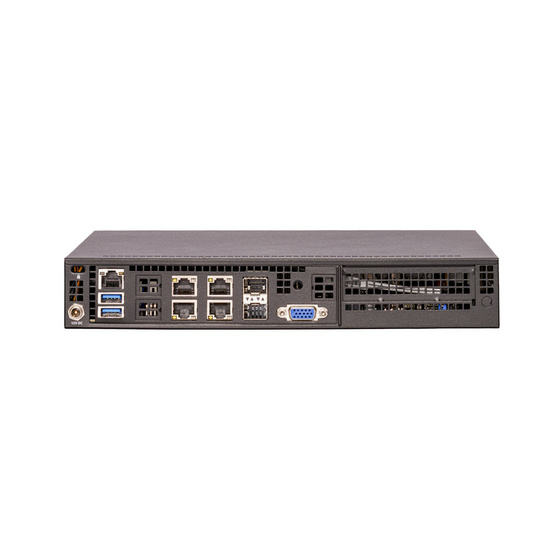 Supermicro SuperServer SYS-E300-12D-8CN6P IoT Box 8-Core D-1736NT max. 256GB 4xGbE 2x25G SFP28 3xM.2 IPMI