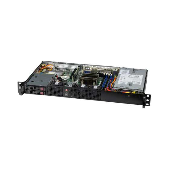 Supermicro SuperServer SYS-110A-24C-RN10SP IoT 1U 24-Core P5362 max. 256GB 8xGbE 2x25G SFP28 1xPCIe 3.0 2x2,5 3xM.2 IPMI TPM 2x300W