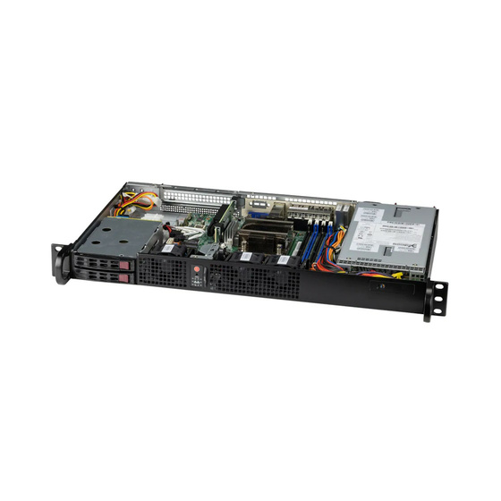 Supermicro SuperServer SYS-110A-16C-RN10SP IoT 1U 16-Core P5342 max. 256GB 8xGbE 2x25G 1xPCIe 3.0 2x2.5 3xM.2 IPMI TPM 2x300W