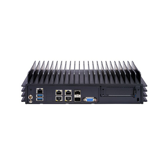 Supermicro SuperServer SYS-E302-12A-8C IoT Box 8-Core C5325 max. 128GB 4xGbE 2x10G SFP+ 1x2,5 2xM.2 TPM IPMI fanless