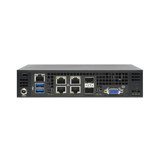 Supermicro SuperServer SYS-E200-12A-4C IoT Box 4-Core C5315 max. 128GB 4xGbE 2x10G SFP+ 2xM.2 TPM IPMI