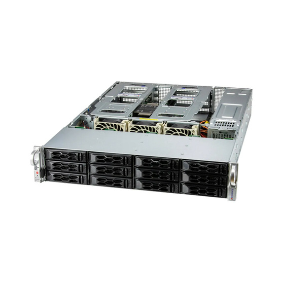 Supermicro SuperServer SYS-521C-NR 2U UP LGA4677 max. 4TB 6xPCIe 5.0 12x3,5 2xM.2 NIC options IPMI 2x1200W