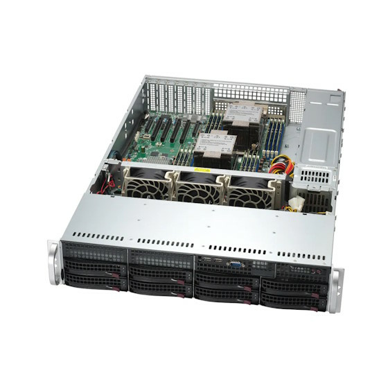 Supermicro SuperServer SYS-621P-TRT 2U DP LGA4677 max. 4TB 6xPCIe 5.0 8x3,5 2xM.2 2x10GbE IPMI 2x1200W