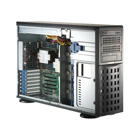 Supermicro SuperServer SYS-741P-TRT 4U DP LGA4677 max. 4TB 6xPCIe 5.0 8x3,5 2xM.2 NIC options IPMI 2x1200W