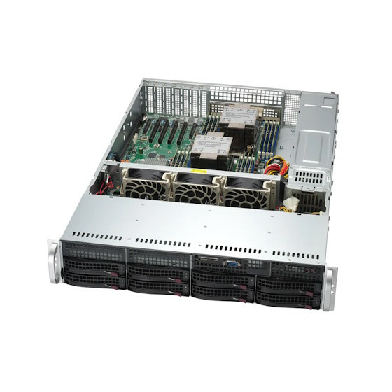 Supermicro SuperServer SYS-621P-TR 2U DP LGA4677 max. 4TB 6xPCIe 5.0 8x3,5 2xM.2 2xGbE IPMI 2x1200W