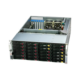 Supermicro SuperServer SSG-641E-E1CR24H 4U DP LGA4677 max. 4TB 6xPCIe 5.0 24x3,5" RAID 2x2,5" 2xM.2 2x10GbE IPMI 2x1200W