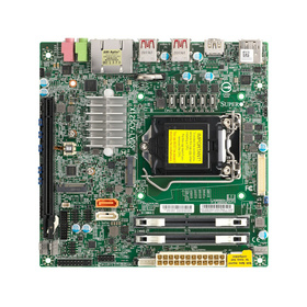 Supermicro X12SCV-LVDS max. 64GB 1xPCIe 3.0 2x1GbE 2xM.2 2xSATA UP LGA-1200 mini-ITX