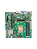 Supermicro X13SAZ-F max. 128GB 3xPCIe 5.0/4.0 2x2.5GbE 1xM.2 1xU.2 4xSATA IPMI UP LGA-1700 mATX